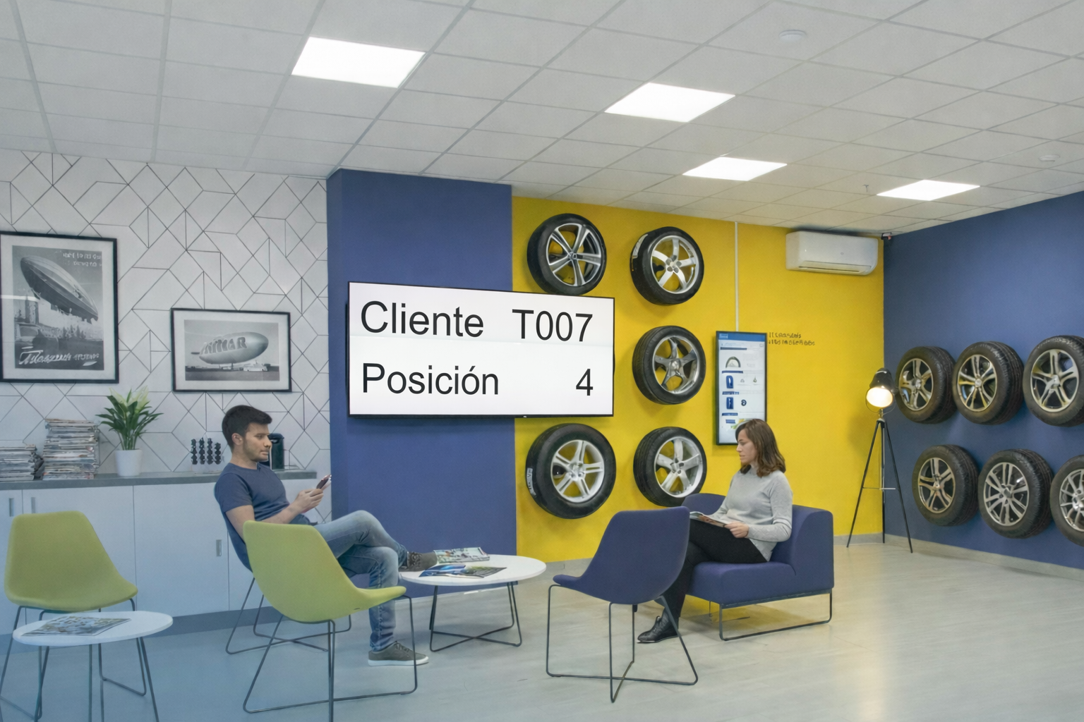 Sistema de control de turnos en taller mecánica